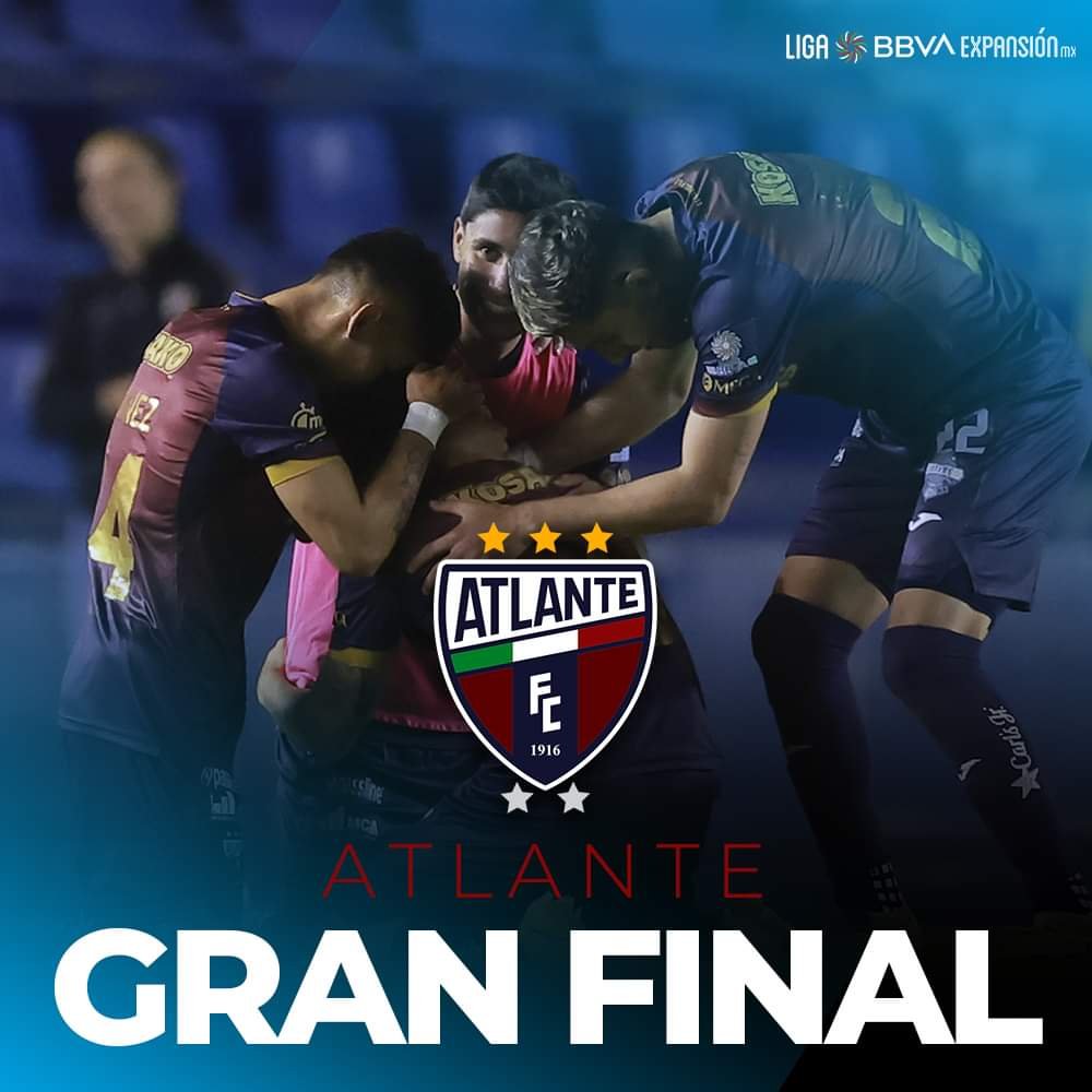 Cancún FC vs Atlante es la Final de la Liga de Expansión.