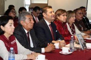 Es un honor recibir en Puebla a nuestra precandidata presidencial Claudia Sheinbaum; Armenta.