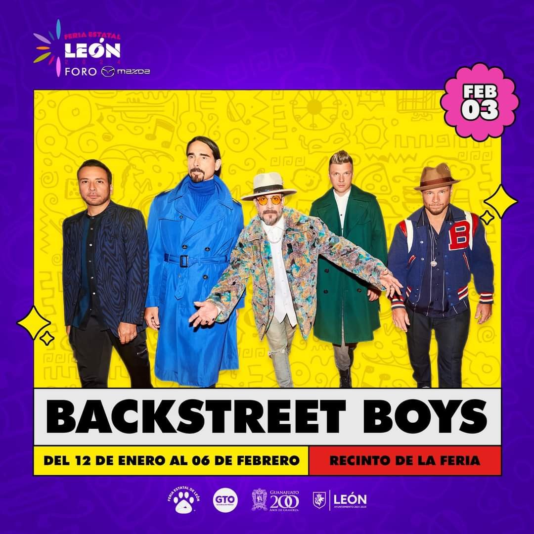 Feria de León 2024 Anuncia Entradas Gratuitas para Backstreet Boys.