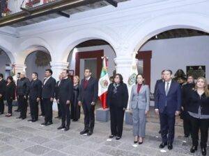 Preside Salomón Céspedes ceremonia por aniversario luctuoso de Miguel Barbosa.