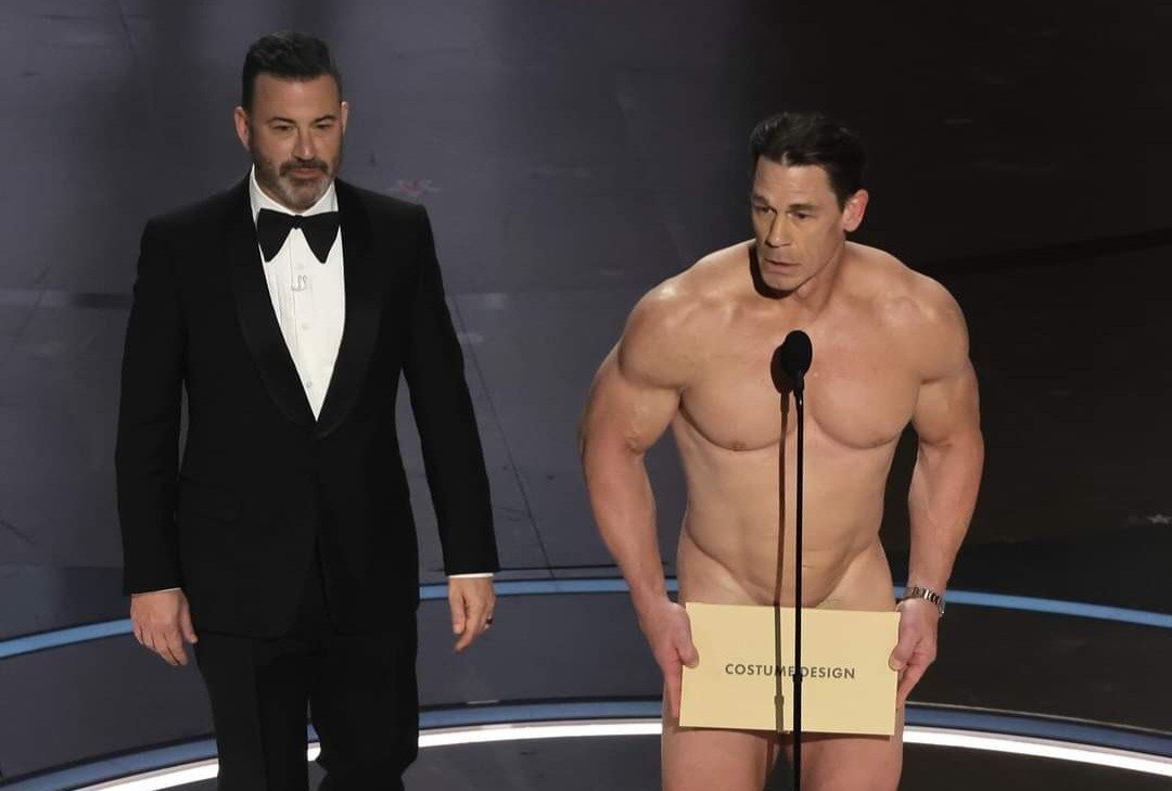 John Cena Aparece Desnudo en los Oscar.