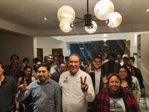 Cierran filas con Humberto Aguilar los jóvenes de San Andrés Cholula.