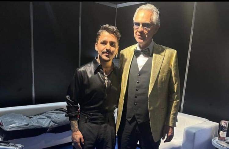 Christian Nodal Cantará en Concierto de Aniversario de Andrea Bocelli.