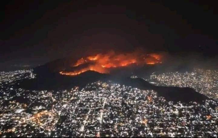 Suspenden Clases en Acapulco y Chilpancingo, Guerrero, por Incendios Forestales.