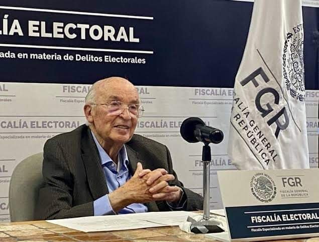 Muere José Agustín Ortiz Pinchetti, Titular de la Fiscalía Especializada de Delitos Electorales.