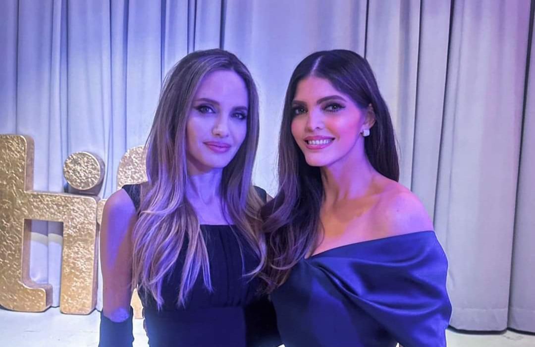 Ana Bárbara Presume Foto Junto a Angelina Jolie.