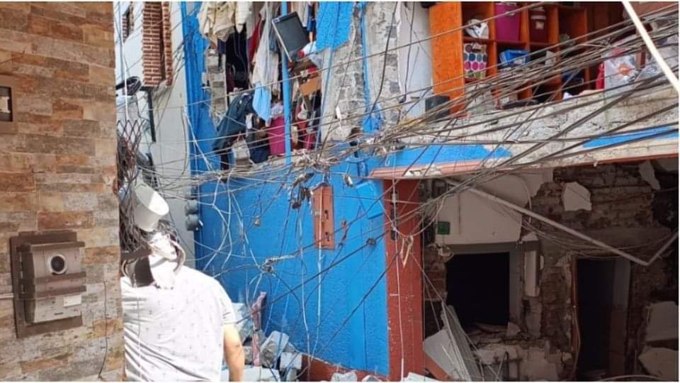 Fuerte Explosión por Acumulación de Gas Deja 5 Heridos en Coyoacán.