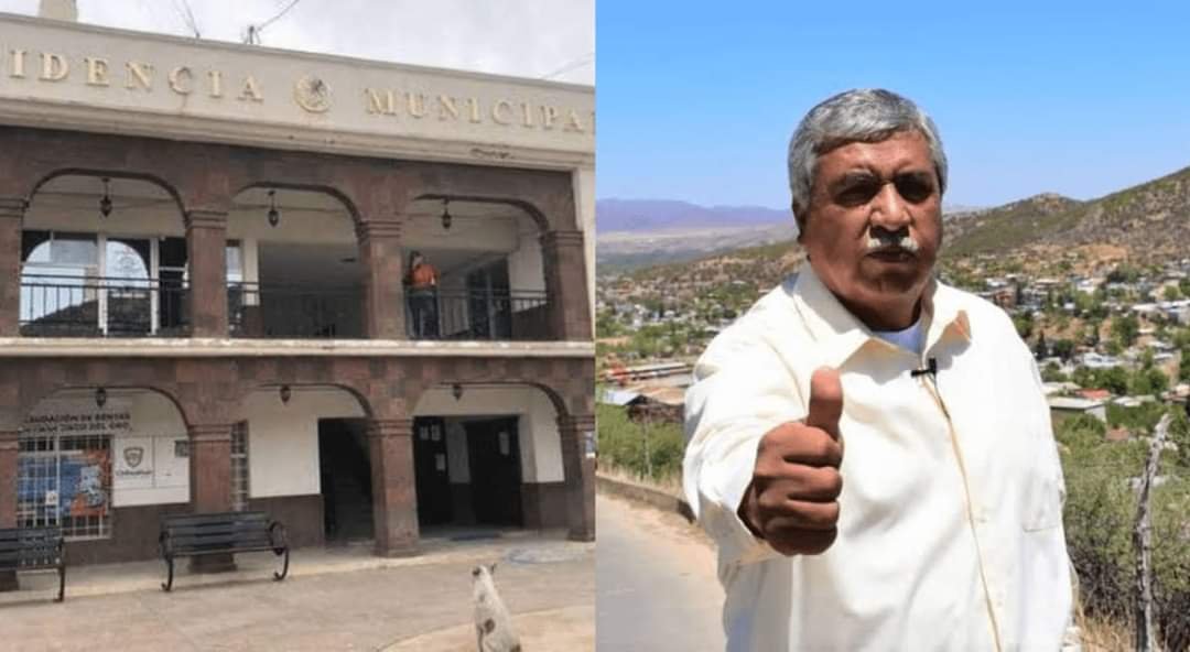 Detienen a Expresidente de San Francisco Del Oro, Chihuahua, Saliendo de la Presidencia Municipal.