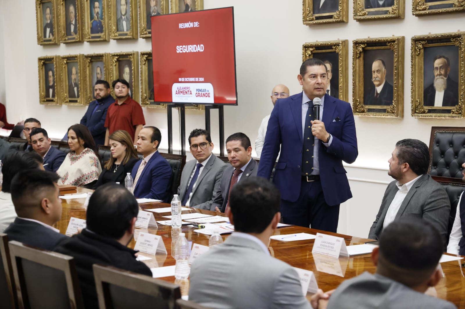 Mandos de seguridad con experiencia militar para seguridad de poblanos; Armenta.