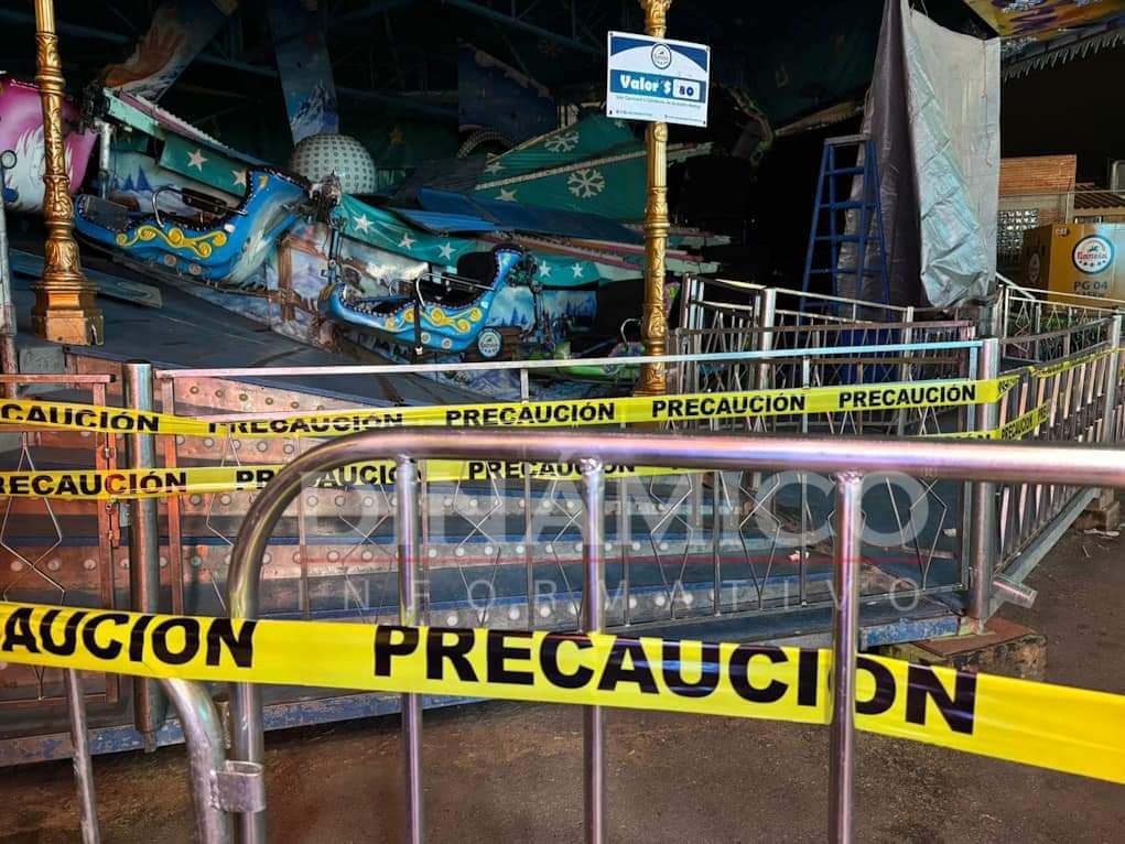 En Pachuca se Descarrilla Juego Mecánico, Reportan 9 Personas Lesionadas.