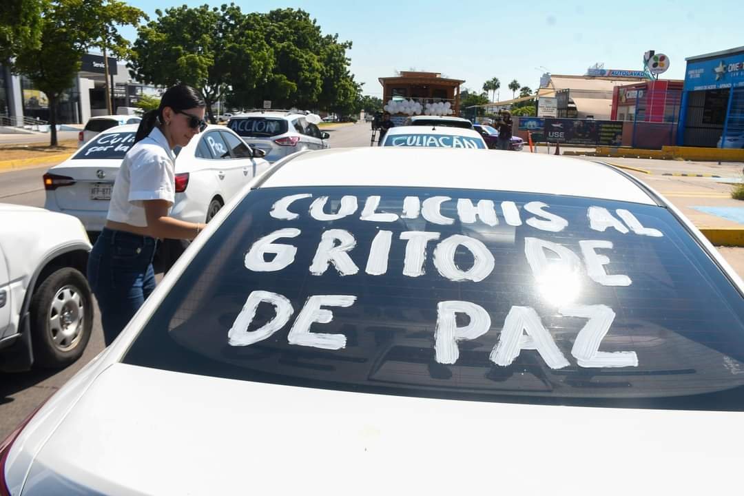 Los Culichis ya se Cansaron Salen a ‘Caravana por la Paz’ en Culiacán ante violencia generada por facciones criminales.