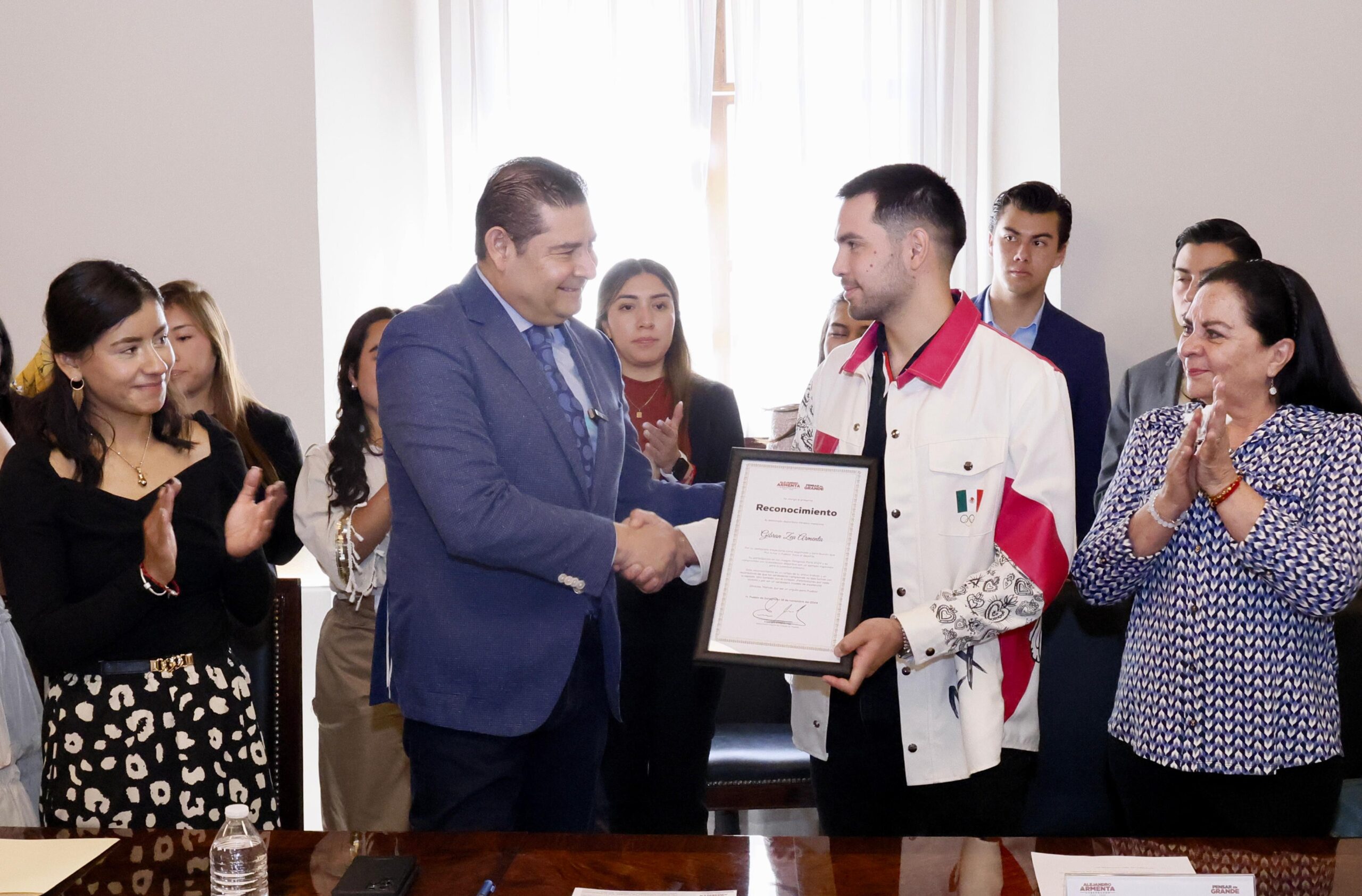 Puebla ha sido y será siempre tierra de campeones; Armenta.