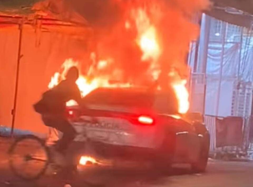 Queman Patrullas en Tepito, Narcomenudistas Hacen de las Suyas en la CDMX.