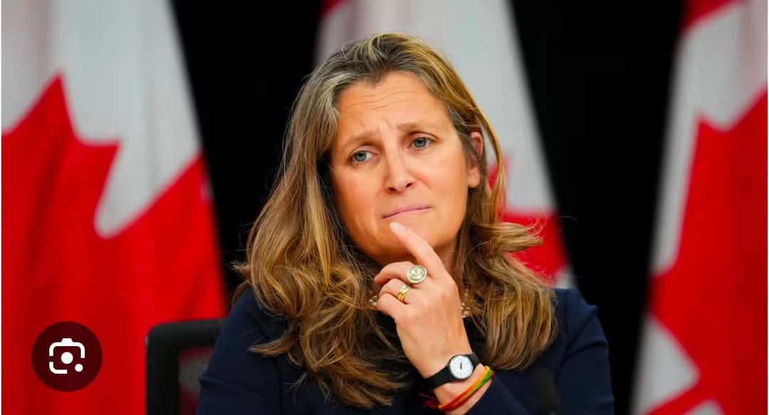 Renuncia Viceprimera Ministra de Canadá por Desacuerdo con Trudeau en Tema de Aranceles, Prefiere Salir con Dignidad.