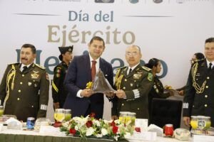 La seguridad se logra gracias a instituciones como el Ejercito; Armenta