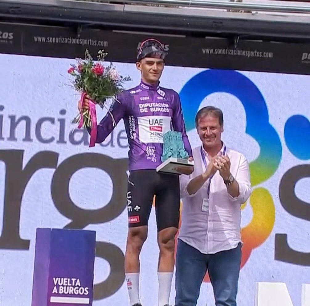 Isaac Del Toro, remonta y es campeón de la Vuelta a Burgos