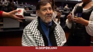 Noroña pidió licencia para viajar a Palestina, deja botado el Senado
