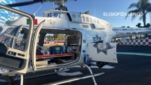 Con traslado aéreo, garantiza atención especializada a joven lesionado