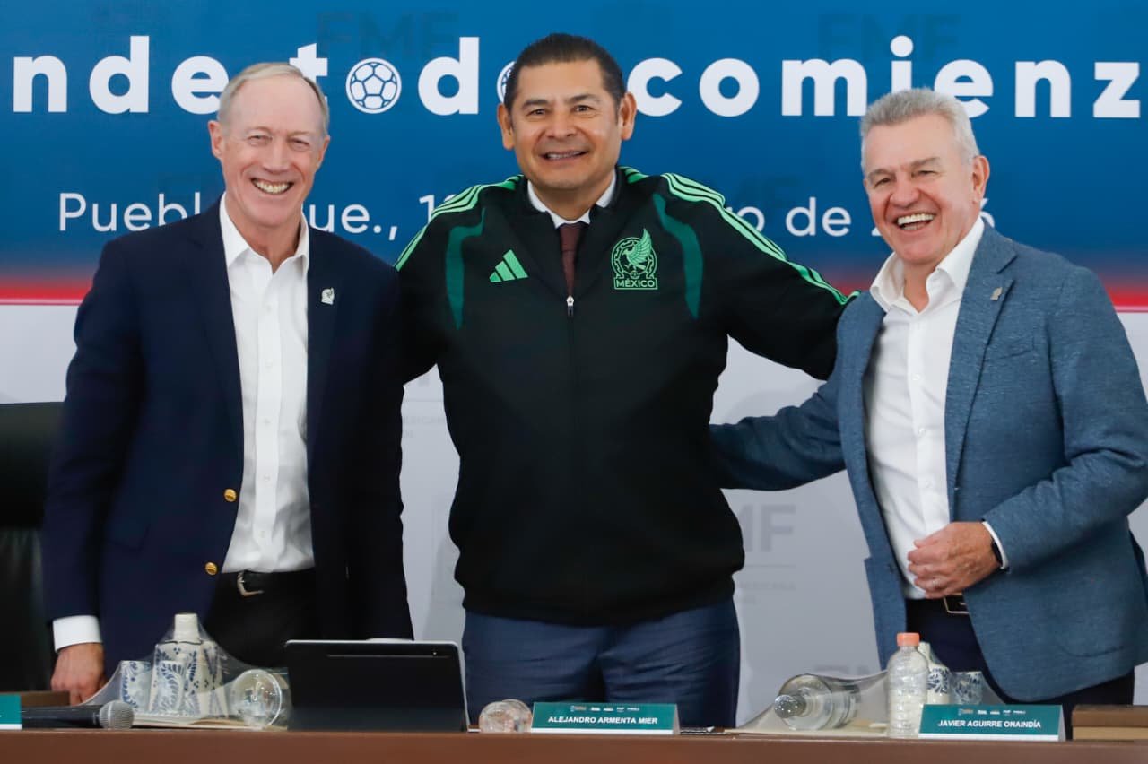 Consigue Armenta partido de selección mexicana en Puebla
