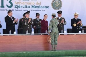 Sheinbaum destaca al Ejército como pilar de la soberanía y la autodeterminación de México