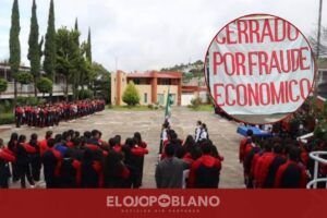 Suspenden clases en Pahuatlán, alguien se voló 200 pesotes de Bachillerato