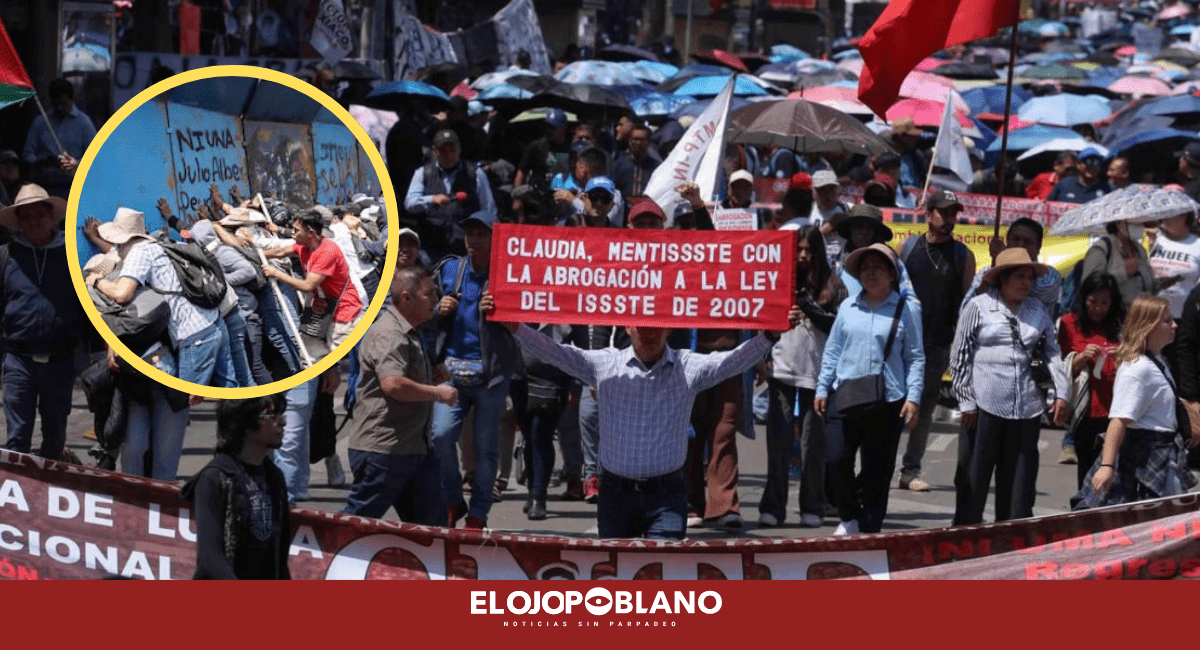 CNTE y Gobierno entre vallas, gases y promesas incumplidas