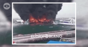 Las llamas regresan a Manta en Ecuador