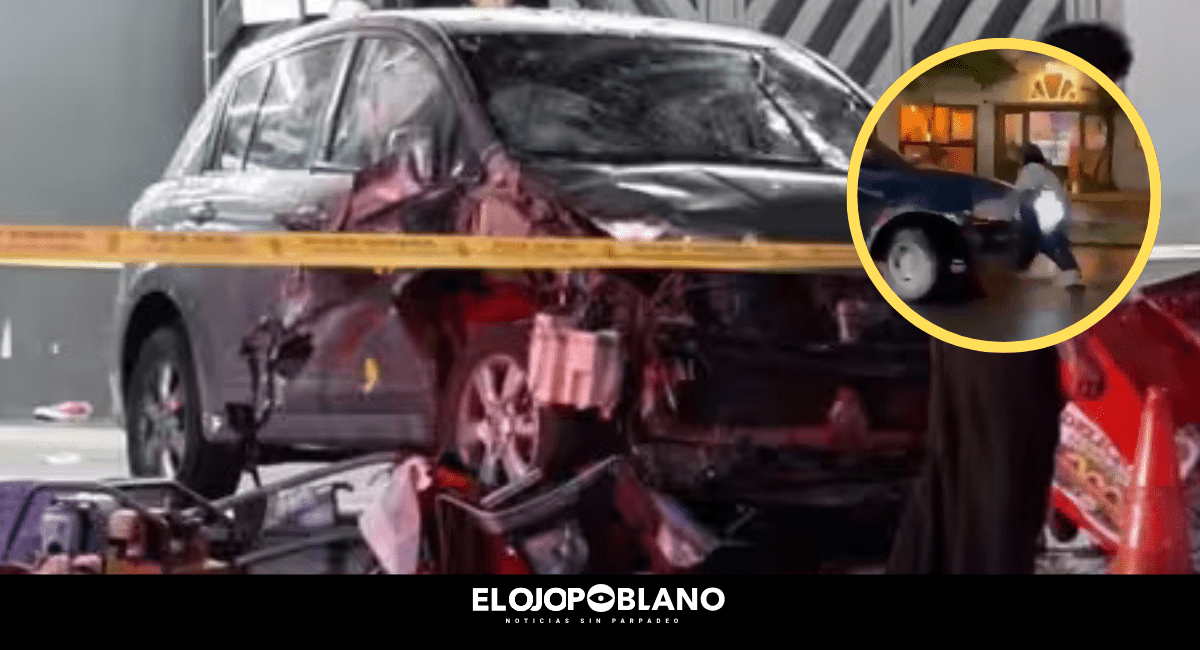 Se le subió el coraje al volante y casi la mata