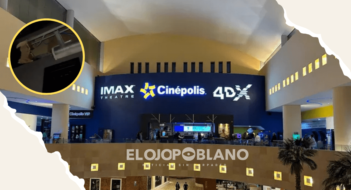 ¡Ni en 4DX!, Plafón cae en plena función de Cinépolis Angelópolis
