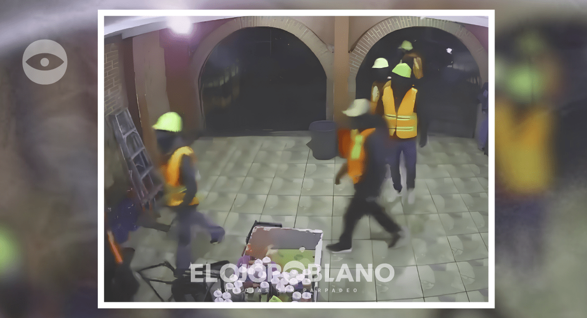 ¡No tienen m4dre!, Fingieron hacer una obra para vaciar un negocio