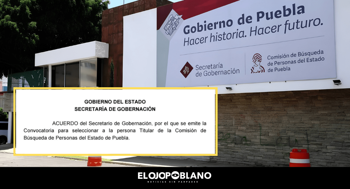 Otro cambio en Puebla: se busca nuevo titular de Búsqueda de Personas