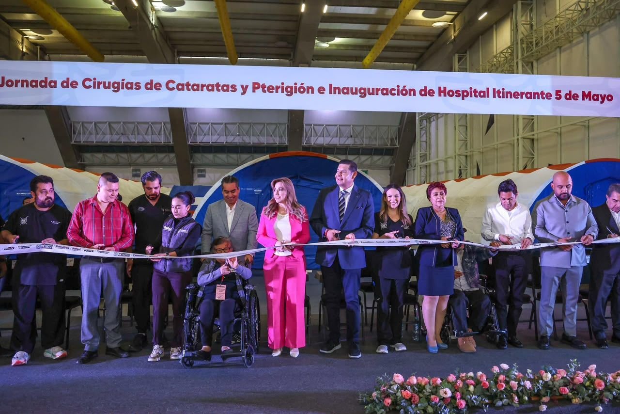 Con cirugías de Cataratas inaugura Armenta Hospital Itinerante 5 de Mayo