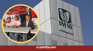 Arde el IMSS Puebla; trabajadores le hacen frente al sindicato
