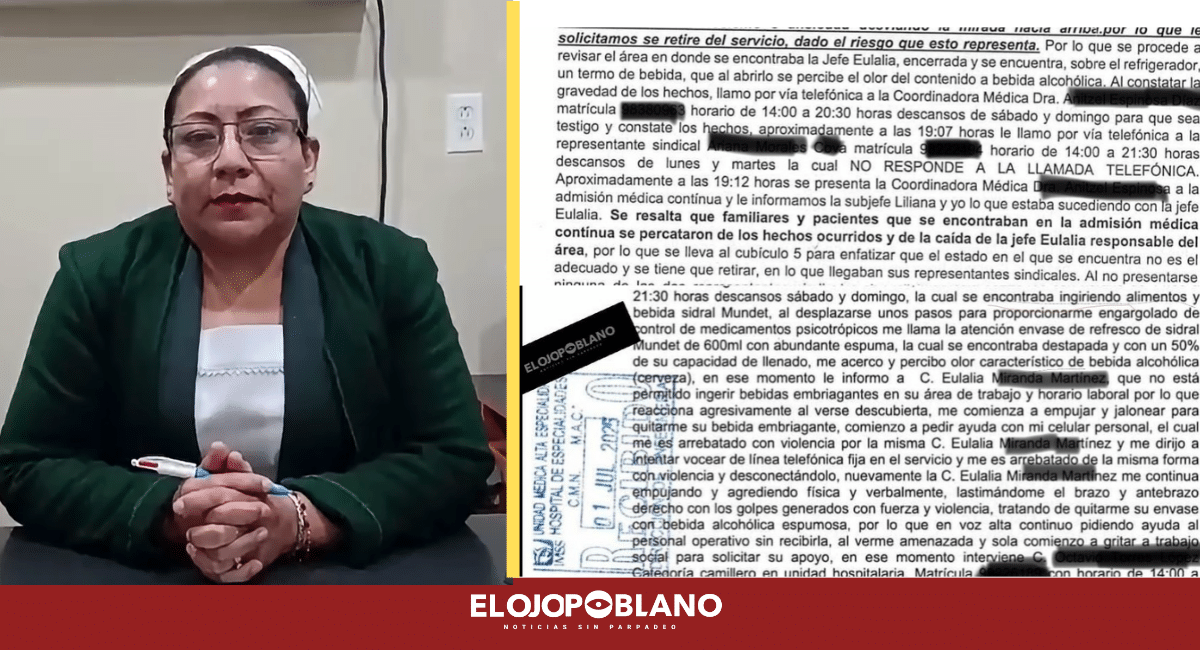 La enfermera Eulalia mintió a los medios de comunicación.